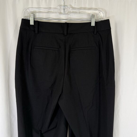 NWOT Talbots Dress Pants Women's 6P Black Pleated Pockets Straight Wool Blend - Picture 9 of 11